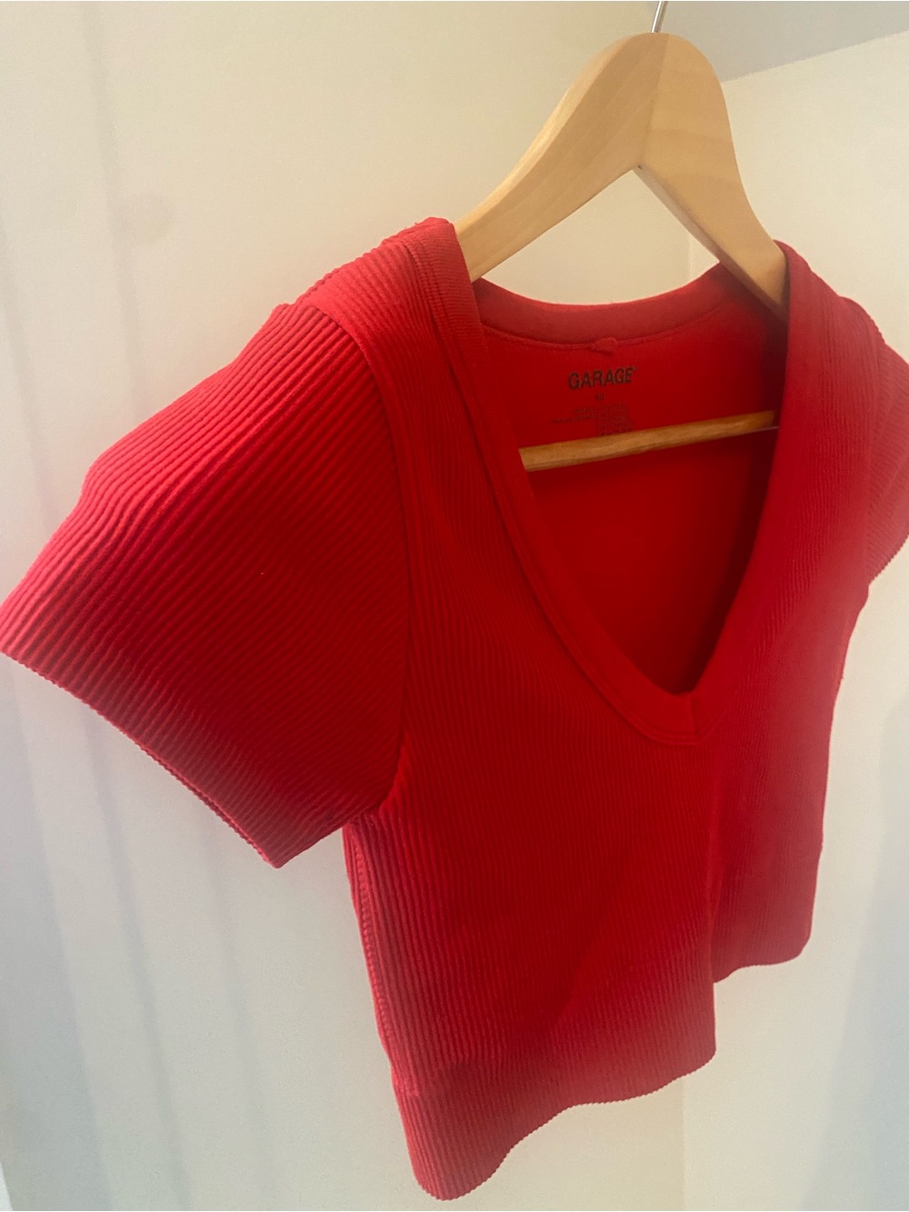 Garage Ribbed Crop Top